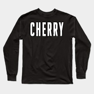 white cherry Long Sleeve T-Shirt